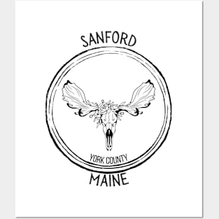 Sanford Maine Moose Posters and Art